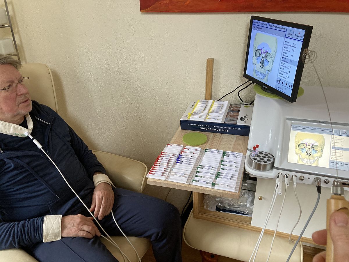 Behandlungsablauf BIORESONANZ-Therapie beim Menschen